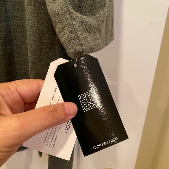 NWT Clara SunWoo green tweed boyfriend tunic - Picture 3 of 8